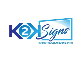 K2K SIGNS logo design by jaize