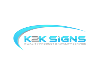K2K SIGNS logo design by alby