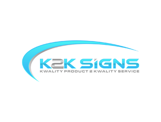 K2K SIGNS logo design by alby