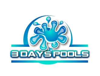 3 DAY POOLS logo design by samuraiXcreations