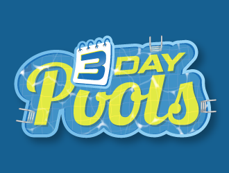 3 DAY POOLS logo design by prodesign