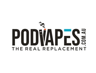 PODVAPES.COM.AU logo design by Foxcody