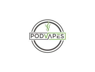 PODVAPES.COM.AU logo design by BintangDesign