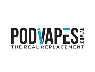 PODVAPES.COM.AU logo design by Foxcody