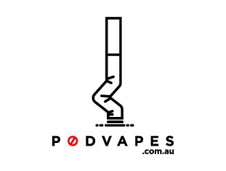 PODVAPES.COM.AU logo design by torresace