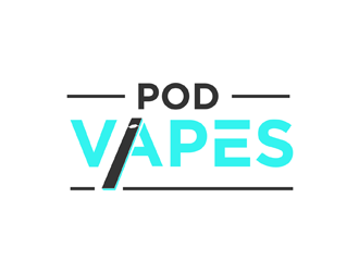 PODVAPES.COM.AU logo design by alby