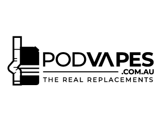 PODVAPES.COM.AU logo design by jaize