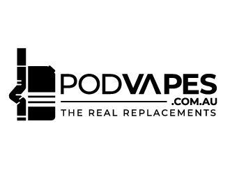 PODVAPES.COM.AU logo design by jaize