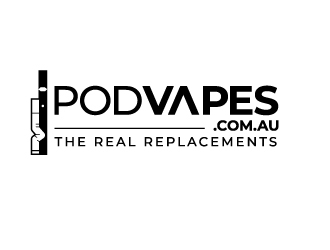 PODVAPES.COM.AU logo design by jaize