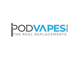 PODVAPES.COM.AU logo design by jaize