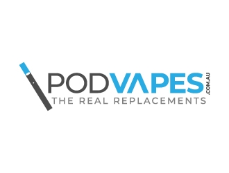 PODVAPES.COM.AU logo design by jaize