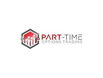 Part-time options trading logo design by zeta