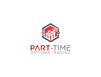 Part-time options trading logo design by zeta