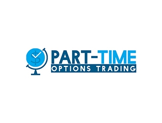 Part-time options trading logo design by marshall