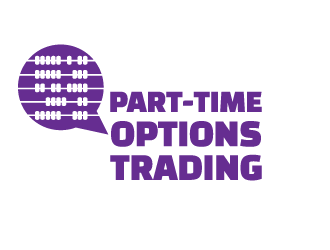 Part-time options trading logo design by schiena