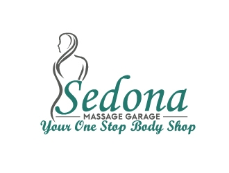 Sedona Massage Garage.....Your One Stop Body Shop logo design by jenyl