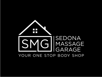 Sedona Massage Garage.....Your One Stop Body Shop logo design by dewipadi