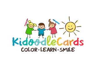 KidoodleCards logo design by fillintheblack