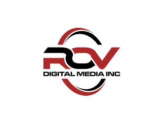 ROV Digital Media Inc or ROV logo design by rief