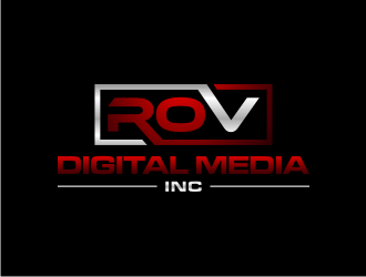 ROV Digital Media Inc or ROV logo design by dewipadi