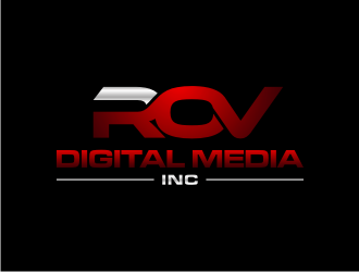 ROV Digital Media Inc or ROV logo design by dewipadi