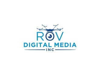 ROV Digital Media Inc or ROV logo design by bricton