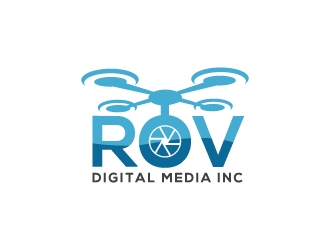 ROV Digital Media Inc or ROV logo design by Bunny_designs
