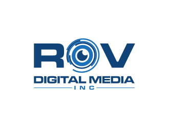 ROV Digital Media Inc or ROV logo design by RIANW