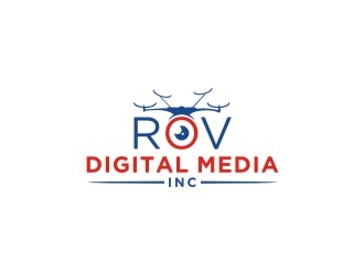 ROV Digital Media Inc or ROV logo design by bricton