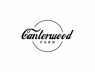 Canterwood Farm logo design by haidar