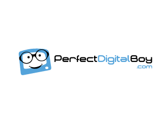 Perfect Digital Boy logo design by JoeShepherd