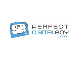 Perfect Digital Boy logo design by JoeShepherd
