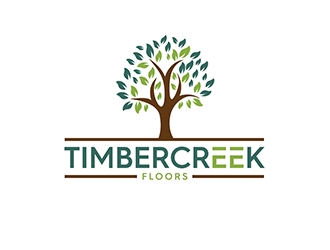 Timbercreek Floors logo design by XyloParadise