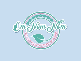 Om Nom Nom - Eats and treats powered by Plants logo design by uttam