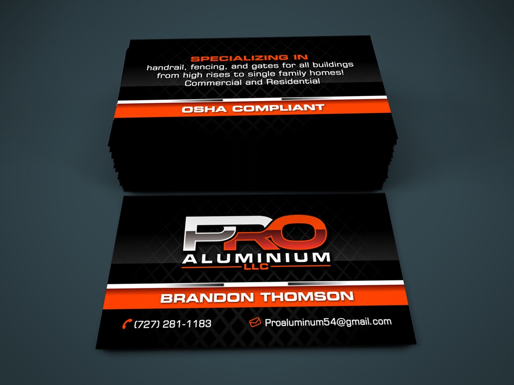 Pro Aluminum LLC logo design by aRBy