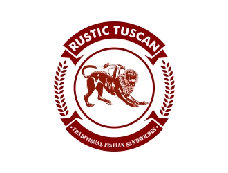 Rustic Tuscan logo design by Danny19