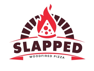 Slapped Woodfired Pizza logo design by samueljho