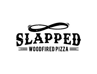 Slapped Woodfired Pizza logo design by logoguy