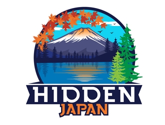 Hidden Japan logo design by DreamLogoDesign