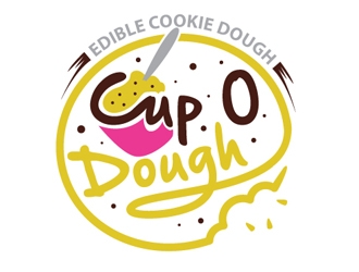 Cup O Dough logo design by logoguy