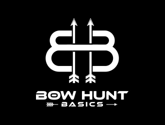 BHB bow hunt basics logo design by MarkindDesign