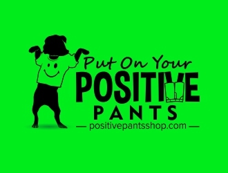 Positive Pants logo design by amar_mboiss