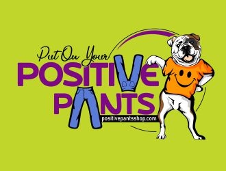Positive Pants logo design by veron