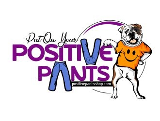 Positive Pants logo design by veron