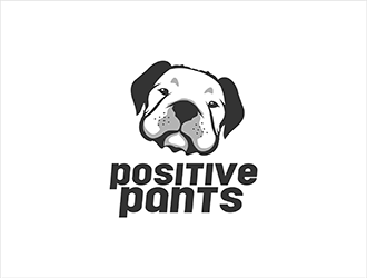 Positive Pants logo design by hole