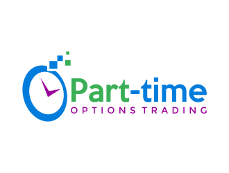 Part-time options trading logo design by done