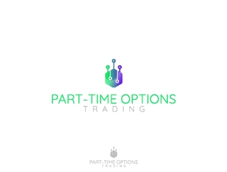 Part-time options trading logo design by BaneVujkov