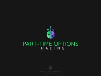 Part-time options trading logo design by BaneVujkov