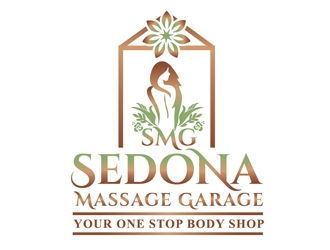 Sedona Massage Garage.....Your One Stop Body Shop logo design by Roma