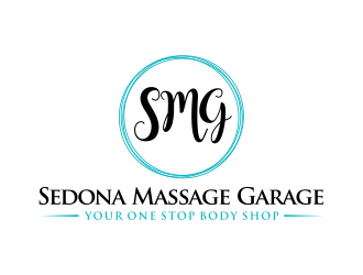 Sedona Massage Garage.....Your One Stop Body Shop logo design by meliodas